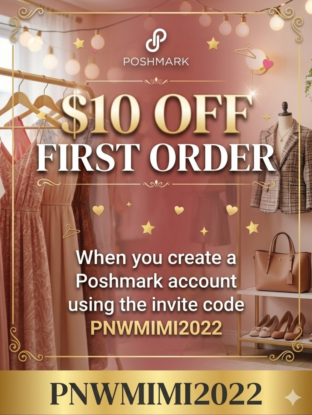 💰 $10 Off Poshmark Promo Code - Sign Up Discount 💰